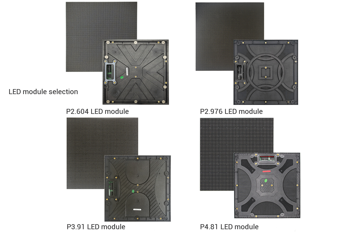 Rental Events LED Display Screen - Type A LED rental screen 500X500 - CH50R05 LED display screen module