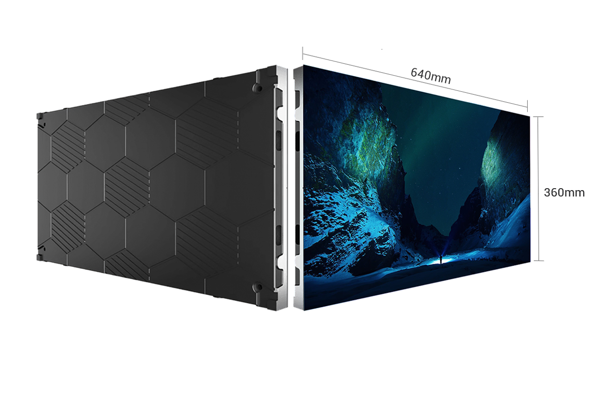 LED display screen factory_Indoor P1.25 P1.53 P1.86 LED display screen 640x360mm cabinet_IP65 waterproof