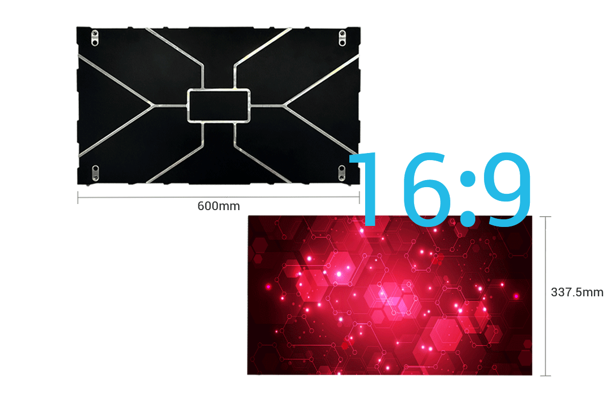 P0.78125 P0.9375 P1.25 COB LED display cabinet size_cob led display screen factory