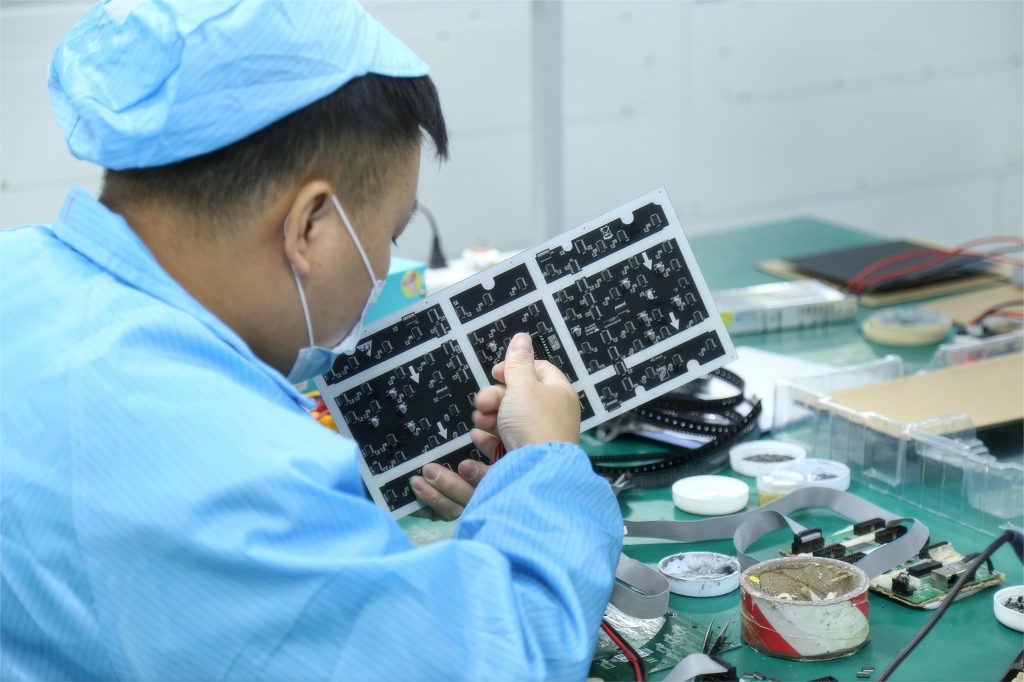 Quality control of LED Display