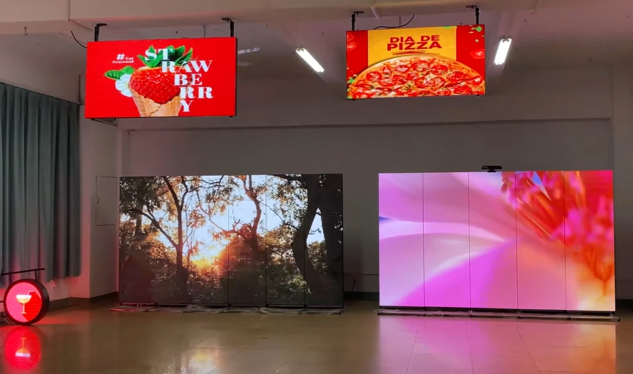 COB LED display screen in the field of commercial advertising