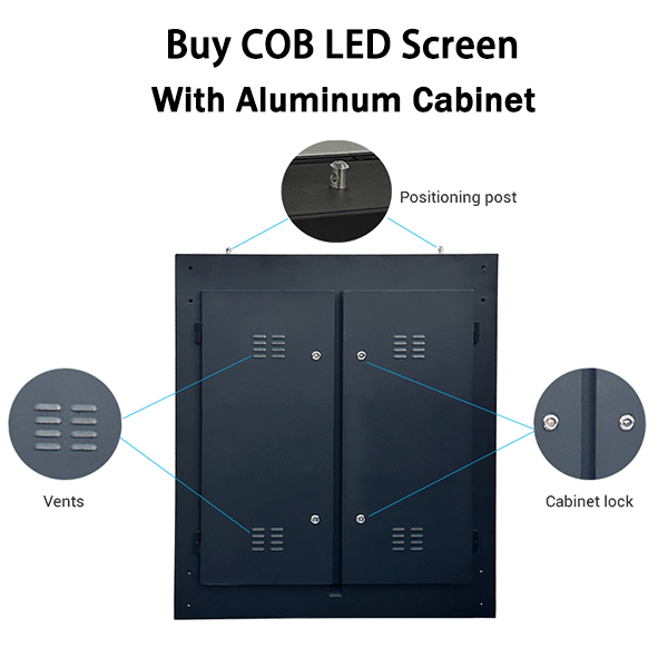 Buy COB LED screen with aluminum cabinet