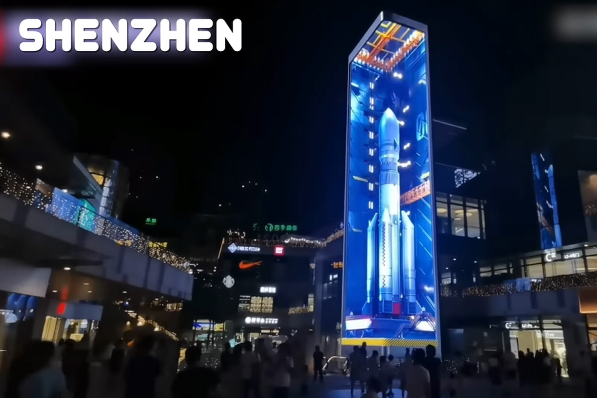 Outdoor advertising LED display screen