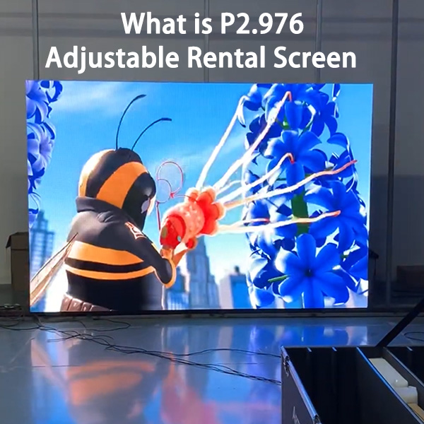 What is P2.976 adjustable rental screen?