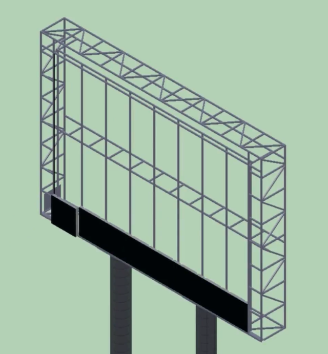 Outdoor LED Display Cabinet Installation Method - Column installation