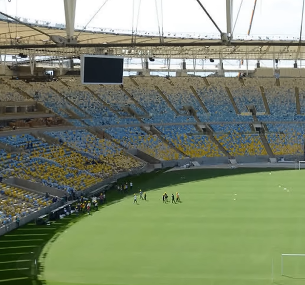 LED display in Brazilian stadium - LED display screen case in Brazilian stadium