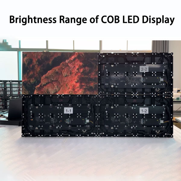 Brightness Range of COB LED Display