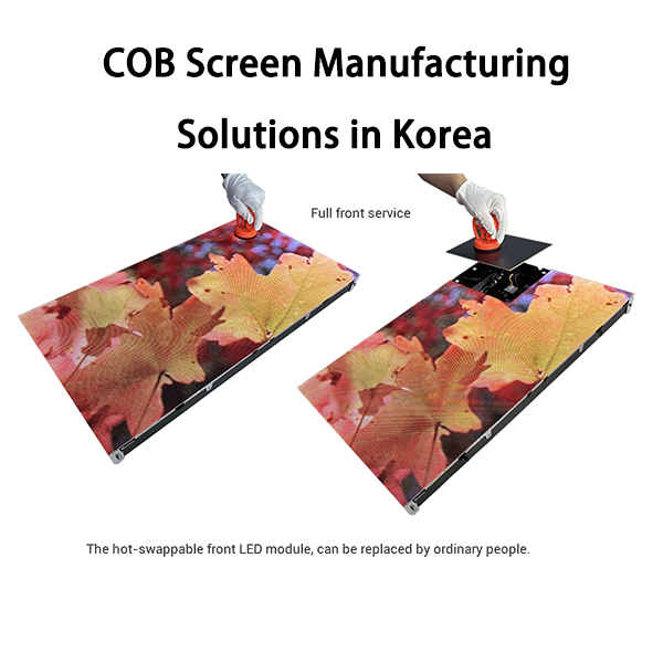 COB Screen Manufacturing Solutions in Korea - cob led screen factory