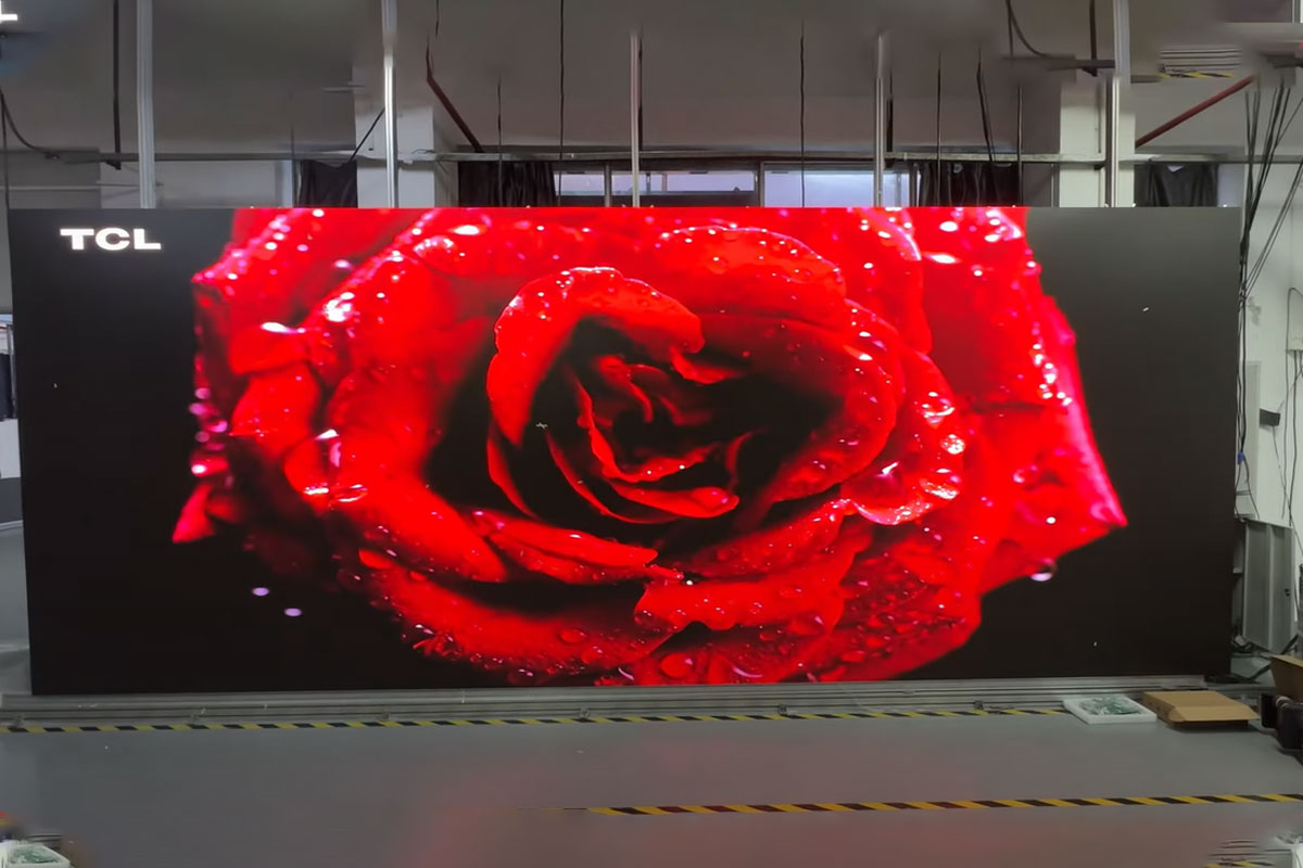 Commercial advertising LED display screen