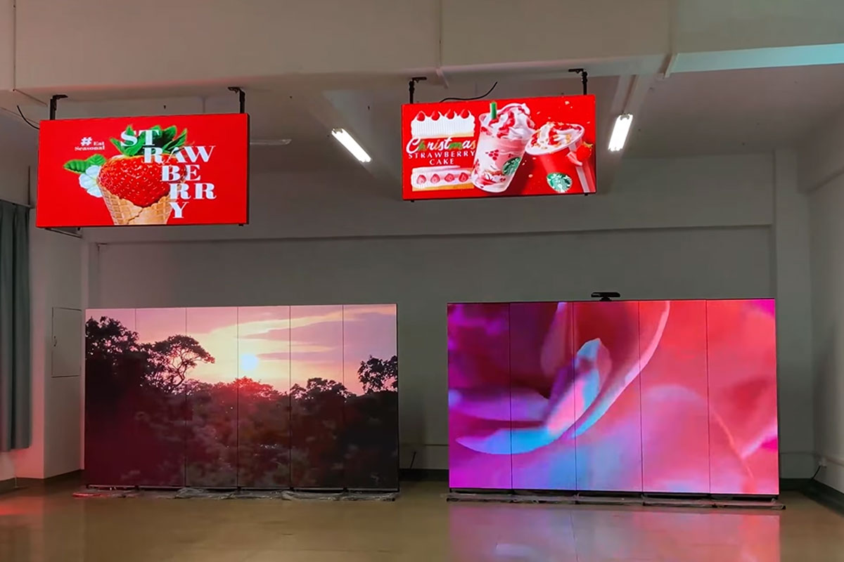 Indoor commercial led display screen