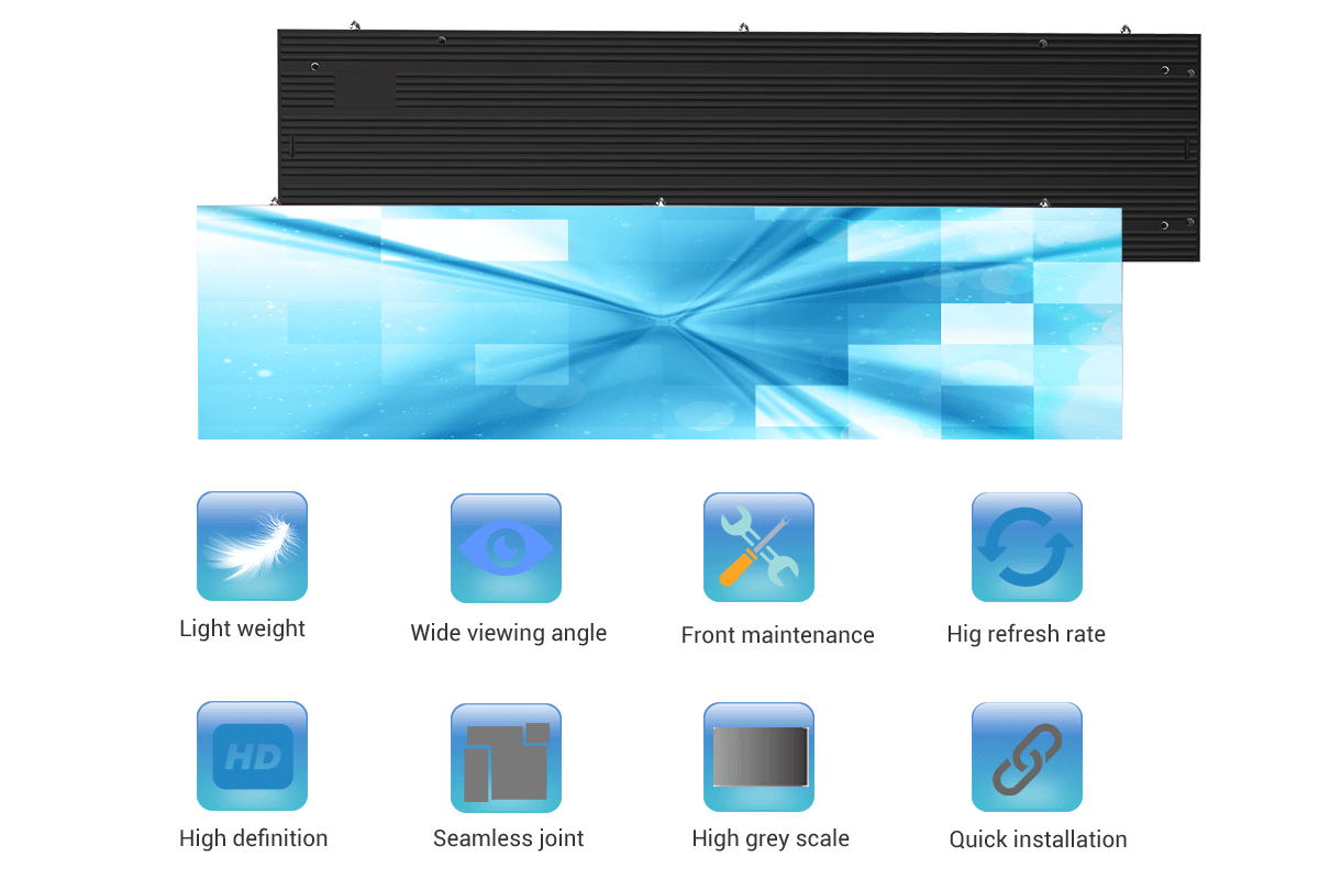 Indoor video wall LED display screen P1.25 P1.5625 P1.95 P2.5 P2.604 P2.976 P3.91 Features Advantages