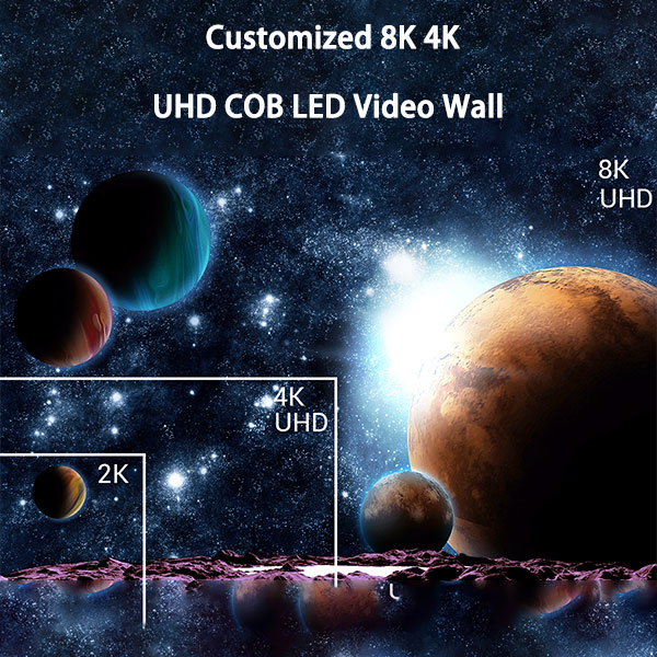 Customized 8K 4K UHD COB LED Video Wall